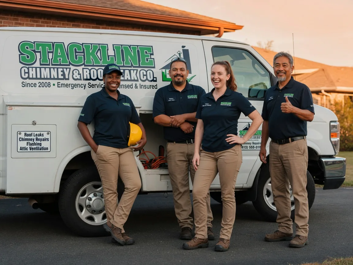 Chimney flashing repair company in Chatham, IL
